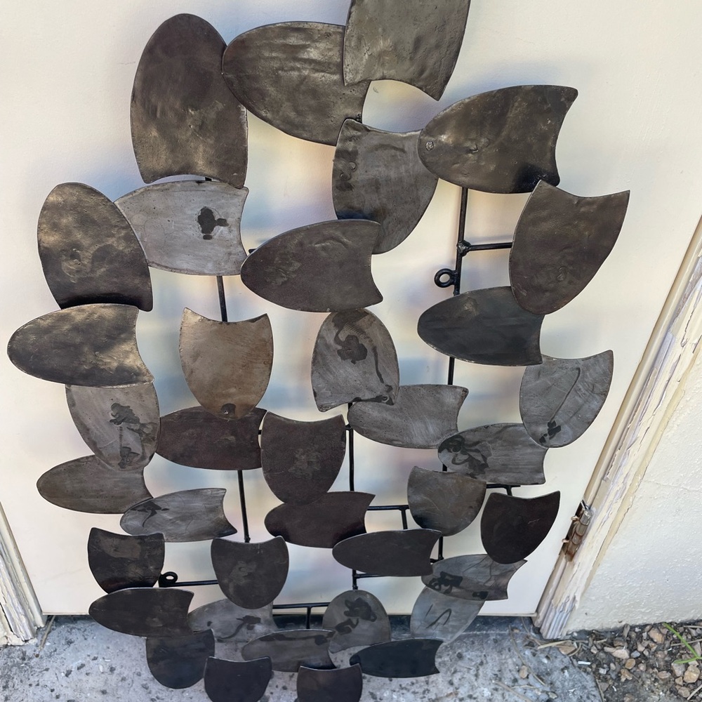 Geometric Metal Dimensional Wall Art 39' x 23" - Picture 5 of 9